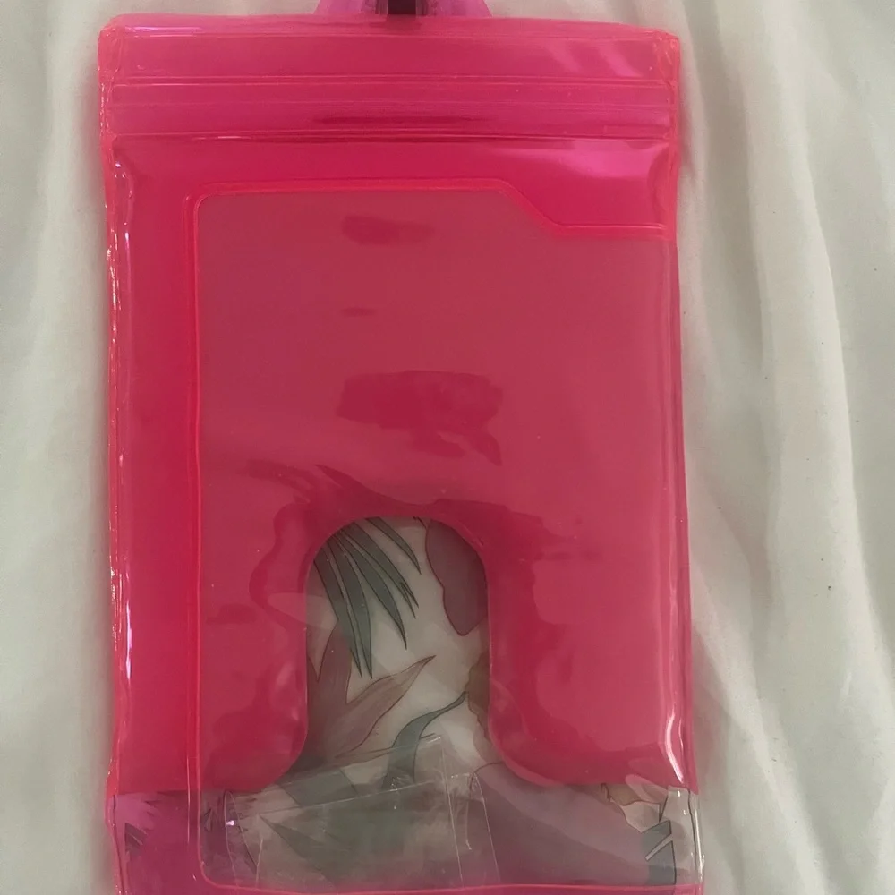 Floral Waterproof Phone Pouch - Pink